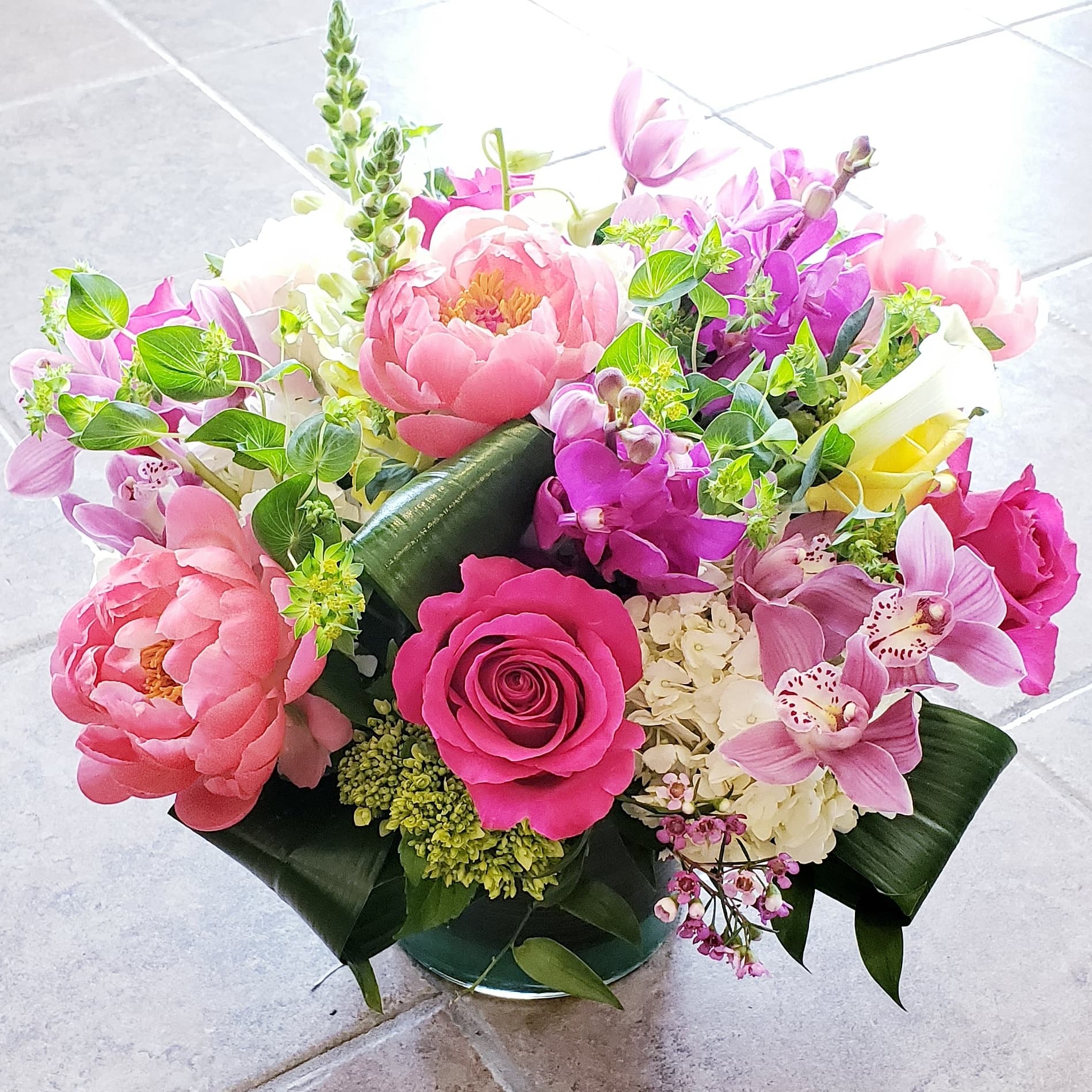 Blush Enchantment pink rose bouquet