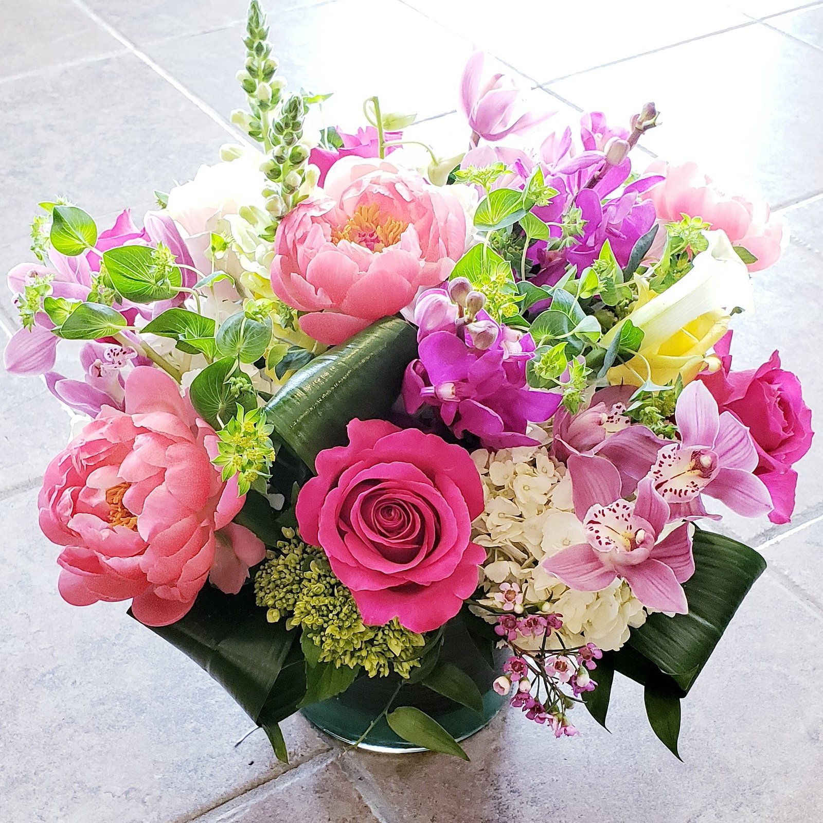 Blush Enchantment pink rose bouquet